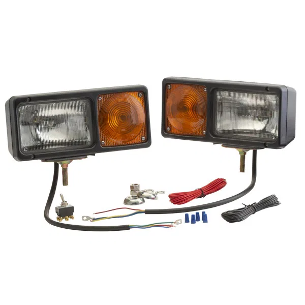 64261-4 – GROTE PERLUX Snow Plow Light, With Turn Signal and Parking Lights 65 Watt Driving Light With H6546 Bulb/ 45...